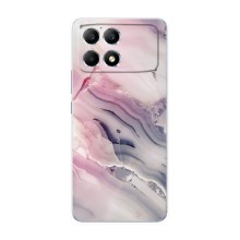 Мраморний чехол на Xiaomi POCO F6 (VPrint) (Пурпурний Мрамор)