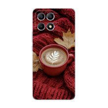 Чохол з унікальним дизайном 'Осінь з кавою' для Xiaomi POCO F6 – Кава на ковдрі