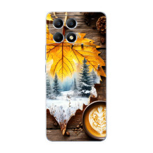 Чохол з унікальним дизайном 'Осінь з кавою' для Xiaomi POCO F6 – Осінньо-зимове кава