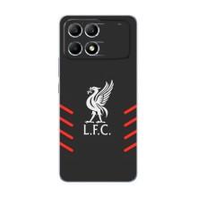 Силиконовые Чехлы принт Футбол на Xiaomi POCO F6 – Эмблема Liverpool