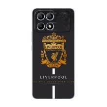 Силиконовые Чехлы принт Футбол на Xiaomi POCO F6 – Liverpool