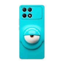Силиконовые Чехлы (смешные стикеры) для Xiaomi POCO F6 – Одноглазик