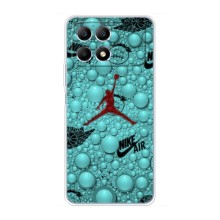 Силиконовый Чехол Nike Air Jordan на Поко Ф6 (Джордан Найк)