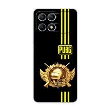 Чехол (TPU) с картинкой "Лого Пабг" на Поко Ф6 (Лого PUPG)