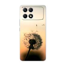 Силиконовый Чехол с одуванчиками на Xiaomi POCO F6 – Роздумаханый одуванчик