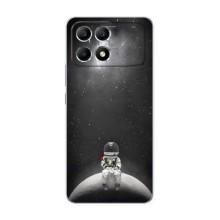 Силиконовый Чехол с принтом "Космонавты" на Xiaomi POCO F6 – Космонавт романтик
