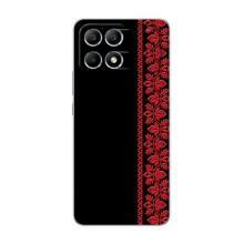 Силиконовый Чехол на Xiaomi POCO F6 – Красная Вышиванка