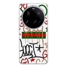 Брендновые Чехлы для Xiaomi POCO F7 Pro - (PREMIUMPrint) (Стиль GUUCI)