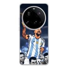 Чехлы для Xiaomi POCO F7 Pro (Leo чемпион) (AlphaPrint) (Месси с кубком)