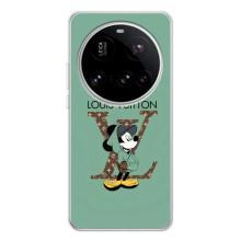 Чехлы Луи Витон для Xiaomi POCO F7 Pro (AlphaPrint - LOUIS VUITTON) (Микки Маус LV)