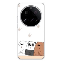 Чохли з зображенням різних тварин на Xiaomi POCO F7 Pro (Здивовані ведмедики)