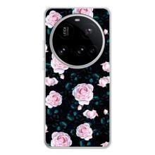 Чохли з принтом Троянд для Xiaomi POCO F7 Pro – Чайні троянди