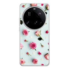 Чохли з принтом Троянд для Xiaomi POCO F7 Pro – Різні квіти