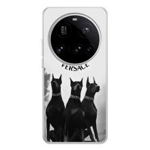 Чехлы VERSACE для Поко Ф7 Про (PREMIUMPrint) (Доберман Версаче)