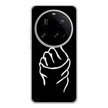 Чохол (Знак сердечка) для Xiaomi POCO F7 Pro – Сердечко на чорному