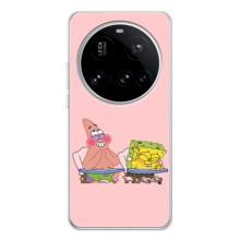 Чохол Губка Боб для Поко Ф7 Про (За партою)