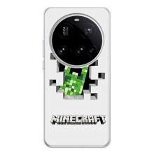 Чехол Майнкрафт на Xiaomi POCO F7 Pro (AlphaPrint) Minecraft (крипер Майнкрафт)