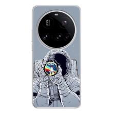 Чехол NASA для Xiaomi POCO F7 Pro (AlphaPrint) (Космонавт фото)