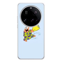 Чохол з картинкою Патрік на Xiaomi POCO F7 Pro – Патрік із подушкою