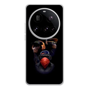 Чехол с Обезьянами Xiaomi POCO F7 Pro - (AlphaPrint)