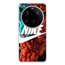 Чехол для Xiaomi POCO F7 Pro - с принтом Найк (AlphaPrint) (Дымчатый найк)