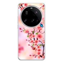 Чехол с принтом САКУРЫ на Xiaomi POCO F7 Pro – Бабочки на сакуре