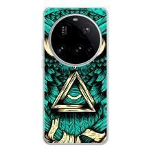 Чехол с птицами на Xiaomi POCO F7 Pro (VPrint) (Сова с глазом)