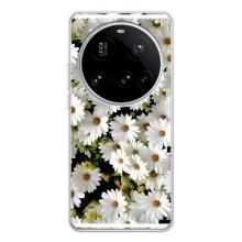 Чехол с ромашками на Xiaomi POCO F7 Pro – Рамка в ромашках