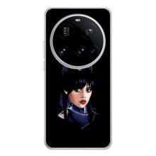 Чехлы Венсдей на Xiaomi POCO F7 Pro Уэнсдей (AlphaPrint) (серьезная Уэнздей)