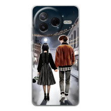 Чехол с дизайном Венздей 2 на Xiaomi POCO F7 Pro – Уэнсдей и Тайлер