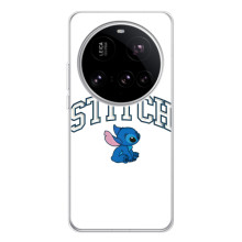 Чехол с принтом Стич на Xiaomi POCO F7 Pro – Стич лого