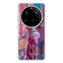 Чехол с принтом стильные животные для Поко Ф7 Про (Стильный жирав)