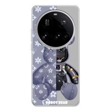 Крутые Чехлы Луи Виттон для Xiaomi POCO F7 Pro (AlphaPrint) – Робот Мишка