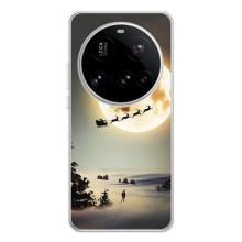 Новорічні, Святкові Чохли для Xiaomi POCO F7 Pro - 2024 год (Санта на місяці)
