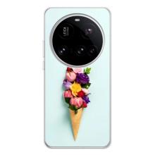 Чохли з тематикою "КВІТИ" на Xiaomi POCO F7 Pro (Квітка-морозиво)
