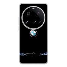 Силиконовый бампер с картинкой машины на Xiaomi POCO F7 Pro – Черный BMW