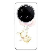 Силіконовий бампер з картинкою звірів для Xiaomi POCO F7 Pro – Кролик та кульки