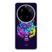 Силіконовий бампер з картинкою звірів для Xiaomi POCO F7 Pro – Тигр-Арт