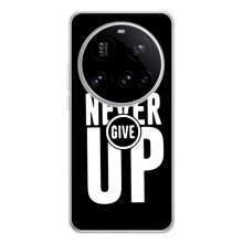Силіконовый Чохол на Xiaomi POCO F7 Pro з картинкою НАЙК – Never Give UP
