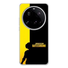 Чехол (TPU) с картинкой "Лого Пабг" на Поко Ф7 Про (Battlegrounds)