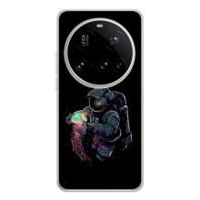 Силиконовый Чехол с принтом "Космонавты" на Xiaomi POCO F7 Pro – В руках земля