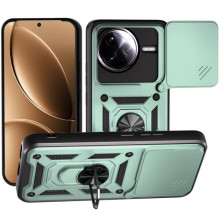 Чехол Ummi Camshield Serge Ring для Xiaomi Poco F7 Ultra – Зеленый