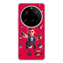 Бампер (ТПУ) з принтом Brawl Stars на Поко Ф7 Ультра (Кольт на червоному)