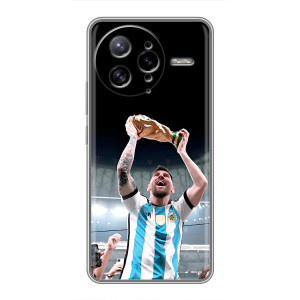 Чехлы Лео Месси Аргентина для Xiaomi POCO F7 Ultra – Счастливый Месси