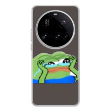 Чехлы с картинкой  Жаба Мем на Xiaomi POCO F7 Ultra – Плач лягушки