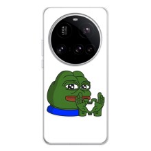 Чехлы с картинкой  Жаба Мем на Xiaomi POCO F7 Ultra – Жаба сердечко