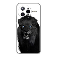 Чехлы с картинками животных Xiaomi POCO F7 Ultra (Черный ЛЕВ)