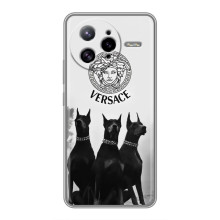Чохли VERSACE для Поко Ф7 Ультра (PREMIUMPrint) (Доберман Версаче)