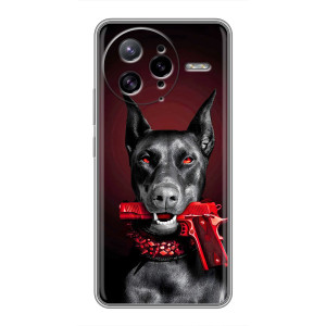 Чехол ДОБЕРМАН для Xiaomi POCO F7 Ultra – Доберман злой