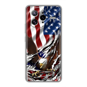 Чехол Флаг USA для Xiaomi POCO F7 Ultra – Флаг USA